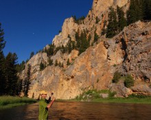 Wading in the Smith River