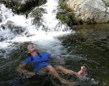 Backcountry swimming