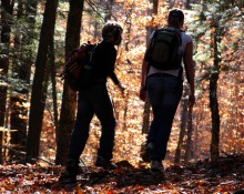 New-Hampshire Hedgehog Mountain Hikers Silhouette